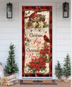 Christmas Joy Christmas Peace Door Cover