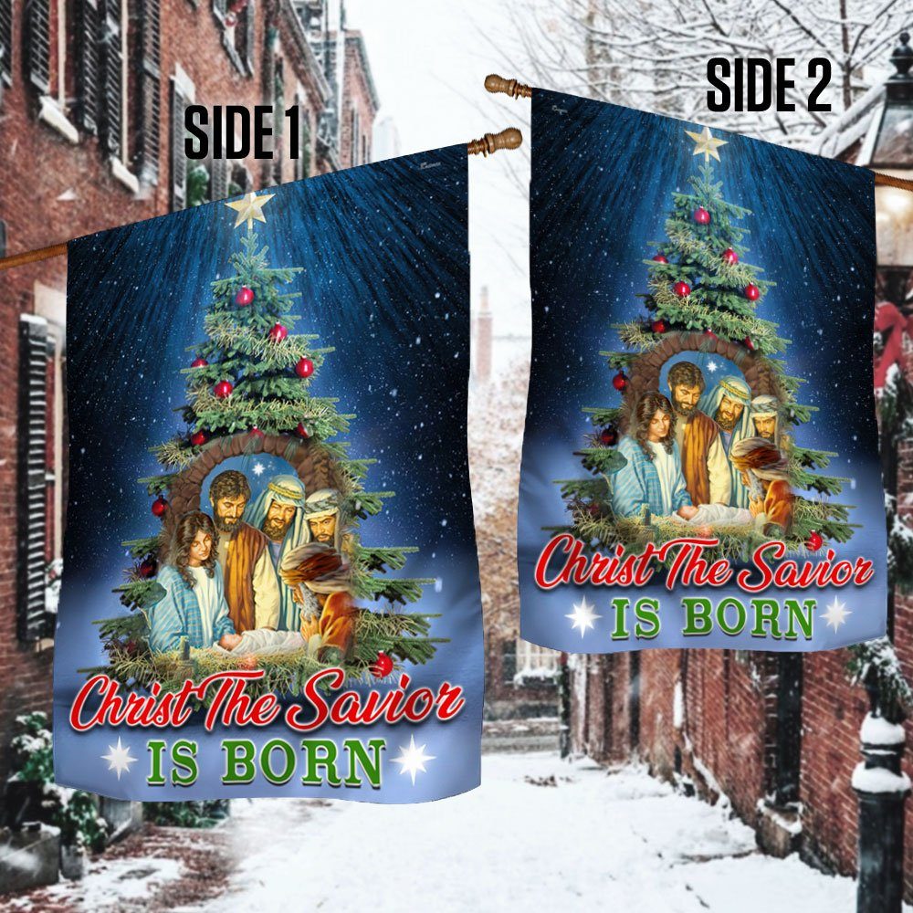 Christmas Nativity Flag O Holy Night Christ The Savior Is Born DDH2906F - Image 3