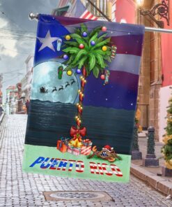 Christmas Palm Tree Puerto Rico Flag MLN778F