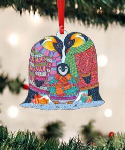 Christmas Penguin Custom - Shaped Ornament NTB336O