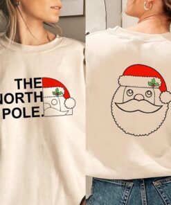 Christmas Santa Claus Sweat Shirt The North Pole LNT761SW