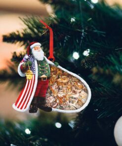 christmas santa custom shaped ornament country nnt1462o 3187
