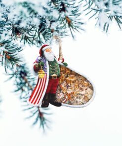 christmas santa custom shaped ornament country nnt1462o 3534