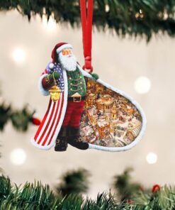 Christmas Santa Custom - Shaped Ornament Country NNT1462O