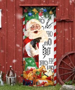 christmas santa door cover hoho nnt117d 3246