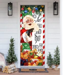 Christmas Santa Door Cover Hoho NNT117D