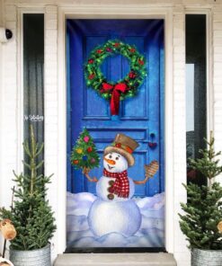 Christmas Snowman Door Cover Happy Day LNT815D