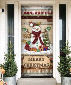 Christmas Snowman Door Cover PN2411D
