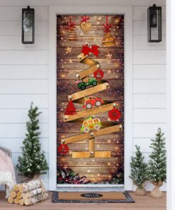 Christmas Tree Door Cover Memories NNT176D