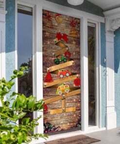 christmas tree door cover memories nnt176d 7046
