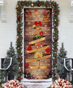 christmas tree door cover memories nnt176d 7646