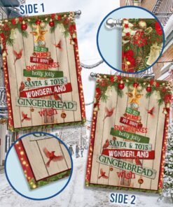 christmas tree flag holly jolly lnt673f 6201