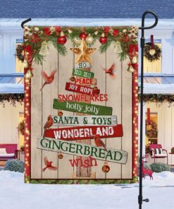 christmas tree flag holly jolly lnt673f 6375