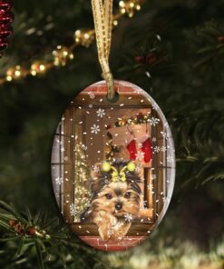 christmas yorkshire terrier ceramic ornament ttv335o 7256