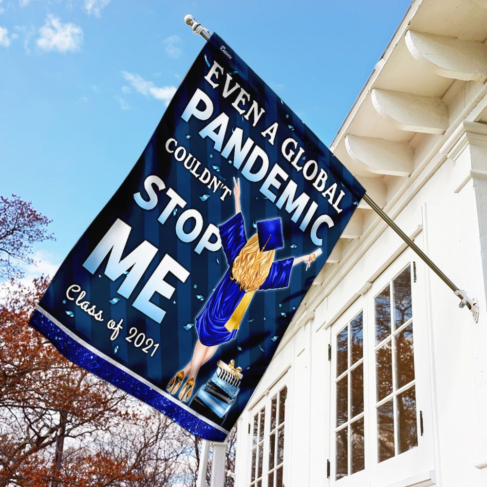 Class Of 2021. Even A Global Pandemic Couldn't Stop Me Female Flag - Image 3