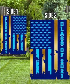 class of 2021. graduation american flag 1239