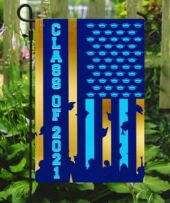 class of 2021. graduation american flag 3334