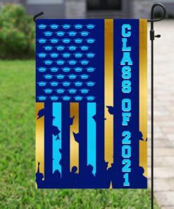 class of 2021. graduation american flag 7356