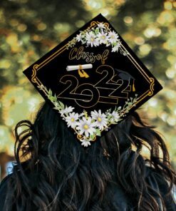 class of 2022 graduation cap daisy flower lnt172gc 8194