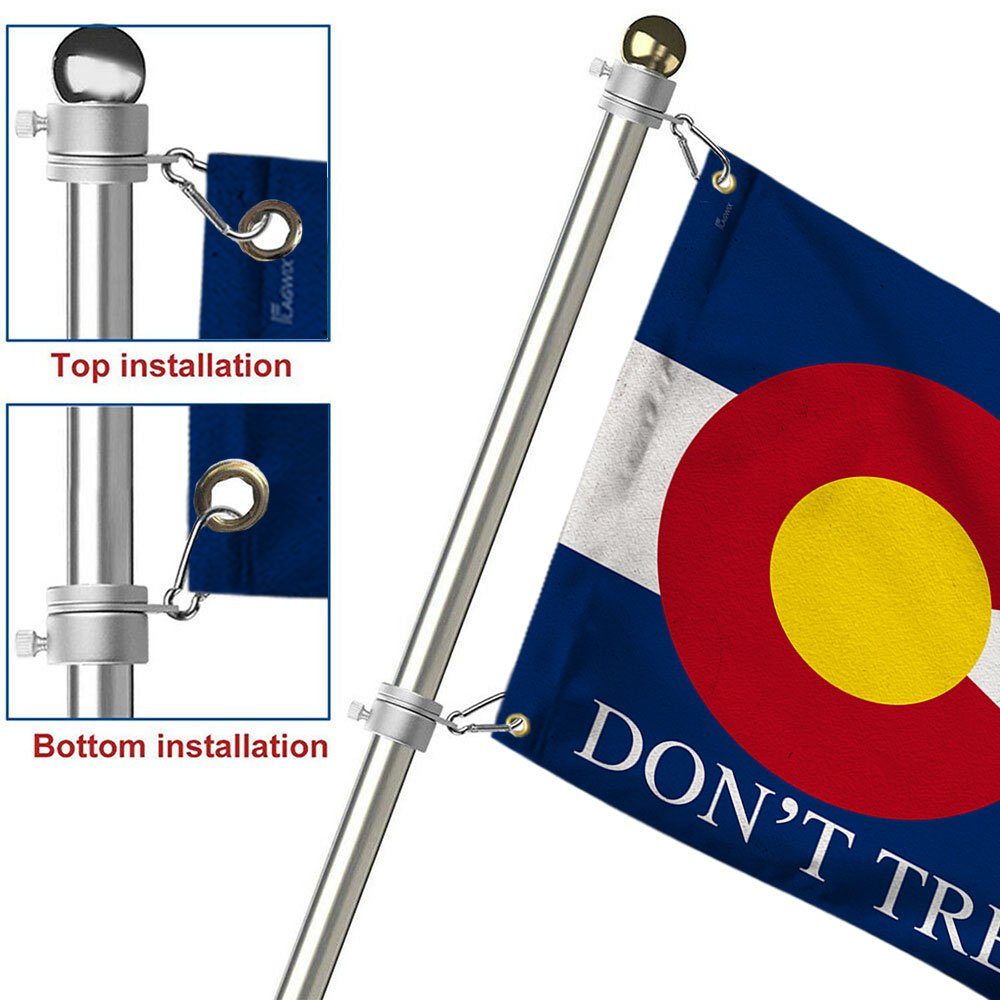 Colorado Grommet Flag Gadsden Don’t Tread on Me LHA1766GFv2 - Image 6