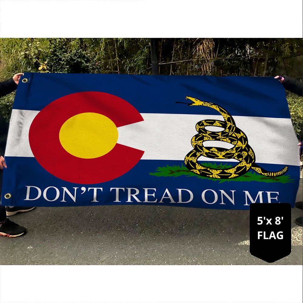 Colorado Grommet Flag Gadsden Don’t Tread on Me LHA1766GFv2 - Image 4