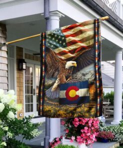 colorado state eagle american flag 4495
