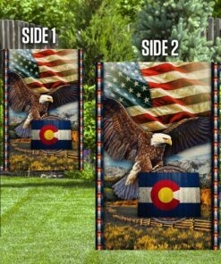 colorado state eagle american flag 4683