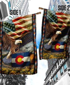 colorado state eagle american flag 8460