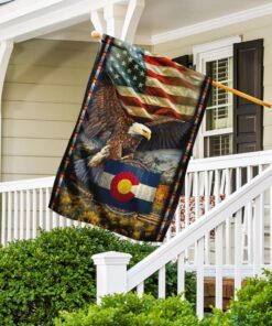 colorado state eagle american flag 8867
