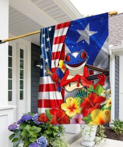 coqui frog puerto rico flag lha2025f 3321