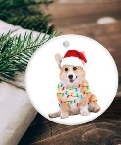 corgi dog christmas ornament tqn629o 1402