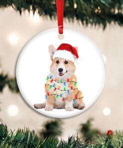 corgi dog christmas ornament tqn629o 4192