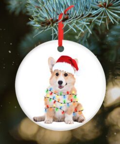 corgi dog christmas ornament tqn629o 7534