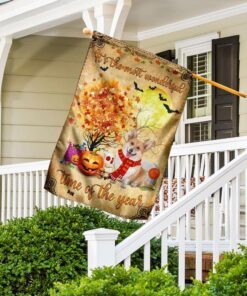 corgi halloween flag 7794