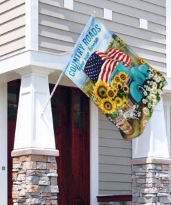 country roads flag 7436