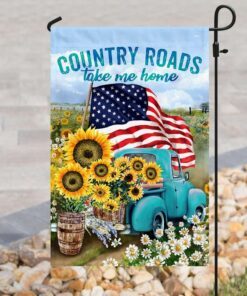 country roads flag 8136