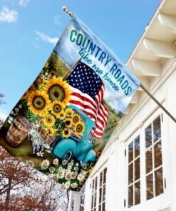 country roads flag 8980