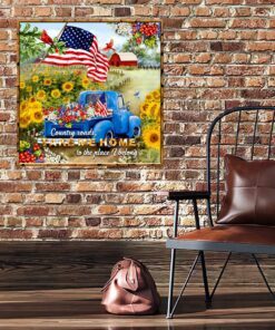country roads take me home hanging metal sign anl147ms 4142