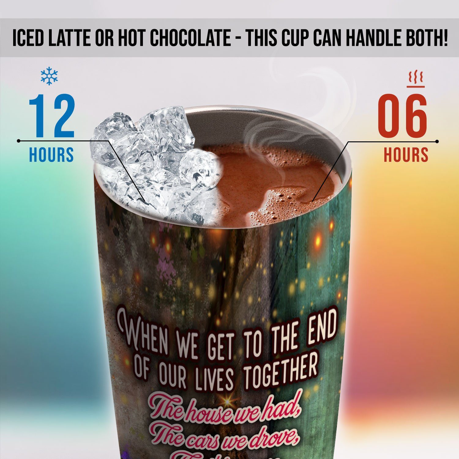 Couple Husband And Wife Tumbler When We Get To The End Of Our Lives Together LNT443TU - Image 5