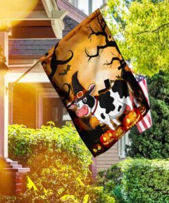 cow halloween flag 2968