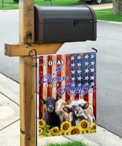 cow sunflower. today i choose happy flag 1577