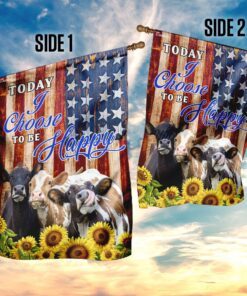 cow sunflower. today i choose happy flag 3093