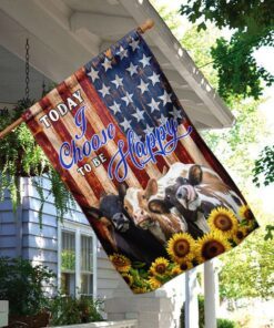 cow sunflower. today i choose happy flag 5517