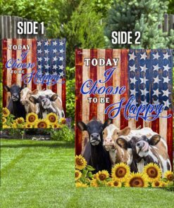 cow sunflower. today i choose happy flag 6186