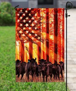 cow sunshine flag 1286