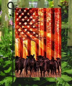 cow sunshine flag 7827