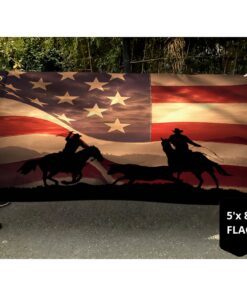 cowboy american grommet flag trn1359gf 2804