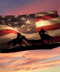 cowboy american grommet flag trn1359gf 3105