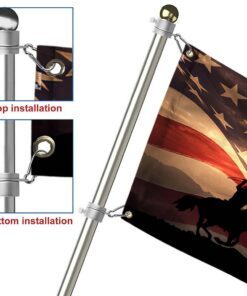 cowboy american grommet flag trn1359gf 4733