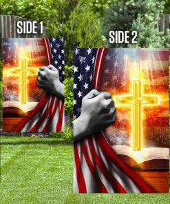 cross and bible flag 5796